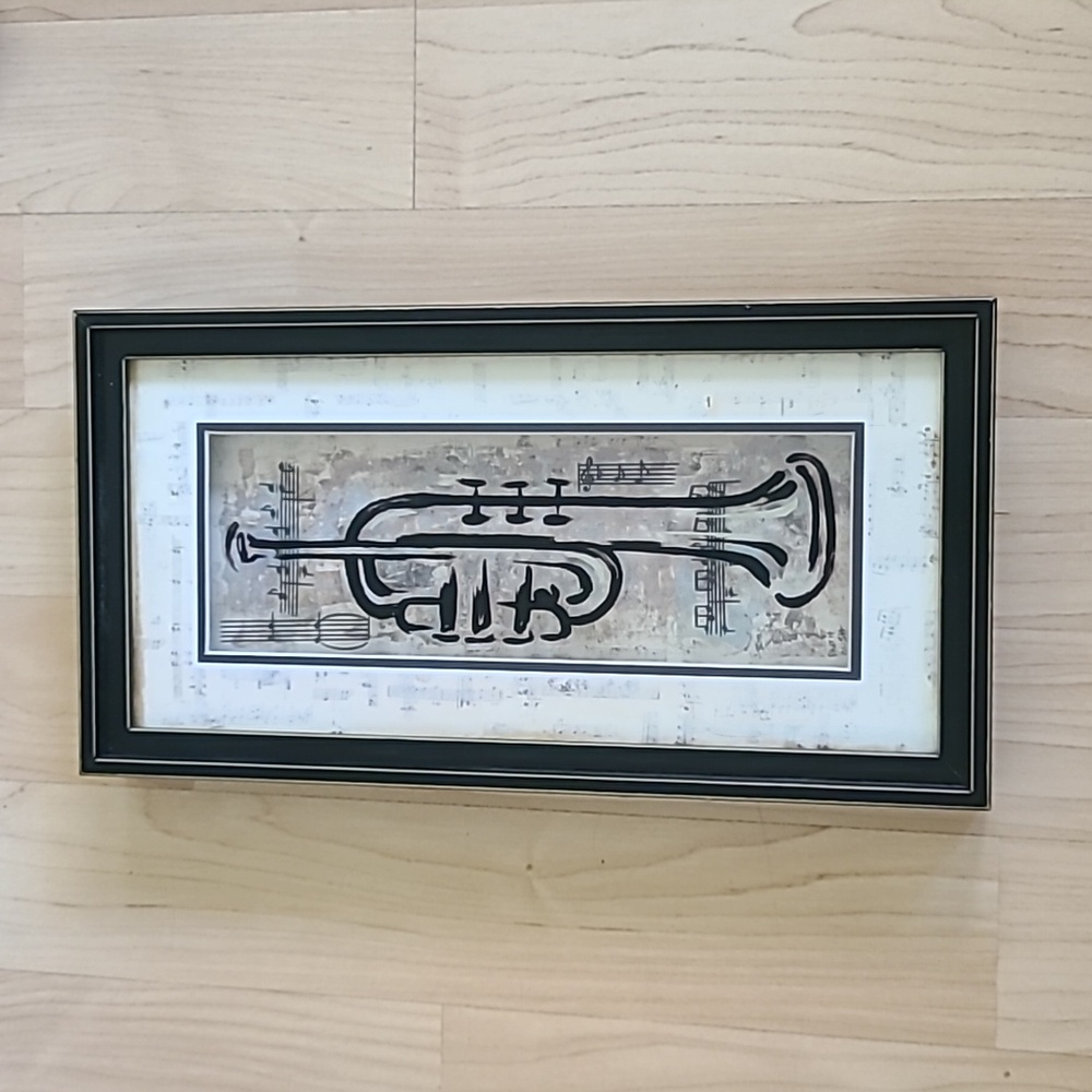 Music Instrument Wall Art , Wall Decor 11"×5 3/4"